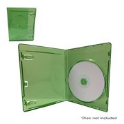 Third Party Media Package - 12mm Single Xbox One Case for Microsoft Xbox One, Transparent Green