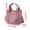 Pink, variant on Bilqis Canvas Tote Bag for Women, Small Tote Bag with Zipper Large Canvas Crossbody Work Bag Everything Tote Bag with Compartments