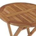 thumbnail image 4 of vidaXL Folding Garden Table 60 cm Solid Teak Wood, 4 of 5