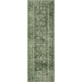thumbnail image 2 of BERTHMEER 2'x6' Runner Rugs for Hallway Entryway Bathroom Bedroom Kitchen Non Slip Washable Green Vintage Oriental Traditional Distressed Runner Rugs, 2 of 6