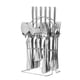 thumbnail image 4 of JUEGO DE CUBIERTOS DE 24 PIZAS, JUEGO DE CUBIERTOS DE ACERO INOXIDABLE, JUEGO DE CUBIERTOS CACHARA, CUCHILLO Y TENADOR, PULIDO ESPEJO, APTO PARA, 4 of 4