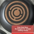 thumbnail image 4 of Signature Non Stick Sauce Pan w/Glass Lid 3 Quart, Oven Broiler Safe 350F, Scratch Resistant, Comfortable handle, Versatile & Convenient, Cookware, Pots and Pans, Dishwasher Safe, Black, 4 of 5