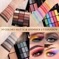 thumbnail image 3 of Kit de maquillaje MORNECA Professional 60 colores con espejo para mujer, 3 of 9