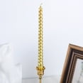 thumbnail image 4 of Twist Taper Candle, Smokeless Metallic Soy Wax Twisted Long Candle Spiral Taper Candle for Wedding Birthday Party Dinner Dining Table, 4 of 7
