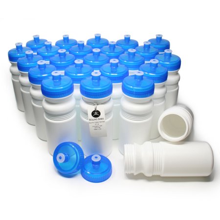

Rolling Sands 20 oz Sports Water Bottles 24 Pack USA Made BPA-Free Dishwasher Safe