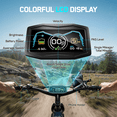thumbnail image 5 of FENGQS Q8PLUS Electric Bike 5000W Dual Motor for Adults, 52V/23Ah Battery, 26"x4" Fat Tire, Hydraulic Disc Brakes, 45MPH Top, 80-100 Miles Range-(Gray Blue) UL 2849, 5 of 9