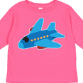 thumbnail image 4 of Inktastic Jet Airplane Childs Plane Boys or Girls Long Sleeve Toddler T-Shirt, 4 of 5