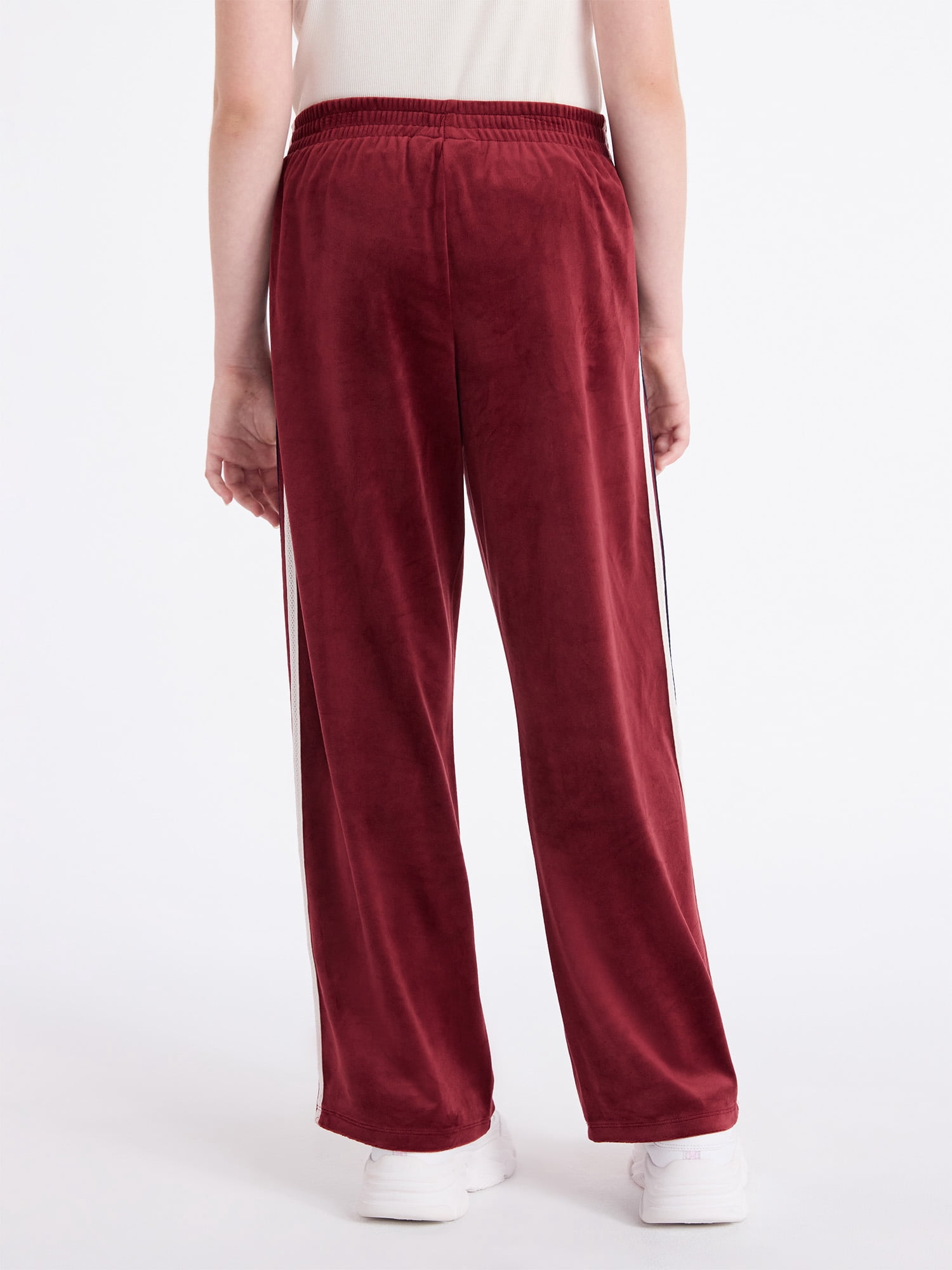 Weekend Academy Girls Velour Track Pants, Size 4-18