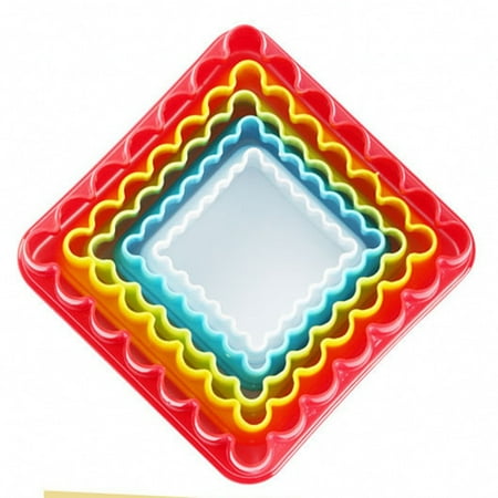 

GENEMA 3D Cartoon Bakeware Tools Sugarcraft Mould Cake Mold Pine Flower Heart Shape Environmentally Gift Food-grade Plastic
