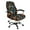 Black-Dragonfly Flower, variant on HELLHERO Boho Mandala Flower Print Desk Chair Cover, Highland Cattle Print Computer Chair Seat Covers Anti Scratch, Spandex Office Chairs Slipcover, Black