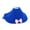 Blue, variant on FLMEI 1-5T Girls Capris Leggings Printing Crop Summer Leggings Elastic Waist Cropped Pants for Baby Toddler