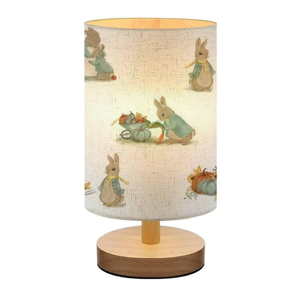 Lámpara de noche AURFIAIUOP con diseño de conejo sin fisuras para dormitorio