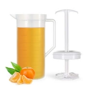The Original MixStir Mixing Pitcher - 2 QT White Great for Baby formula, protein shakes, salad dressings and much more! Made in the USA