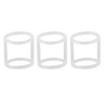 thumbnail image 1 of Homoyoyo 3Pcs White Silicone Seal Ring for Ice Cream Maker Replacement Accessory for Home Use, 1 of 8