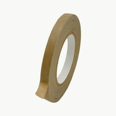 JVCC FPPT-01 Kraft Flatback Paper Packaging Tape: 1/2 in x 60 yds. (Brown)