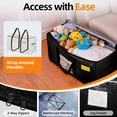 thumbnail image 2 of AbahubFit 4 Pack Extra Large Moving Bags Heavy Duty Storage Bags Boxes Bins Totes with Portable Handles, Visible Window and Suitcase-Style Zippers, 2 of 8