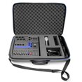 thumbnail image 6 of Casematix Portable Studio Case fits Zoom Podcast Digital Mixer Livetrak L8 Recorder and Accessories, Includes Carry Bag Only with Strap, 6 of 8