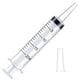 thumbnail image 5 of Juego de 4 jeringas de plástico grandes para laboratorios de ciencias, herramientas de jeringa de medición, dispensación de múltiples usos, 5 of 5