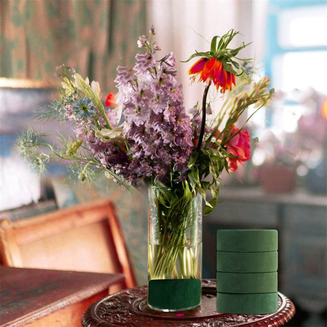 Flower Foam Block Creative Shape Highly Absorbent Super Soft Wide Application Delicate Texture Keep Moisture Versatile Flower Foam Block DIY Craft Floral Arrangement Garden Supplies