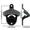 thumbnail image 3 of HAIICEN Bottle Opener Magnetic Wall Mount Beer Day Let's Drink Table Mounted Beer Cap Opener (Pack of 3), 3 of 4