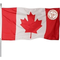 FLAGWIN Canadian Flag 3x5, Heavy Duty Double Sided Canada Flag with 2 Brass Grommets, Vivid Color and Fade Proof Canadian Flag Outdoor