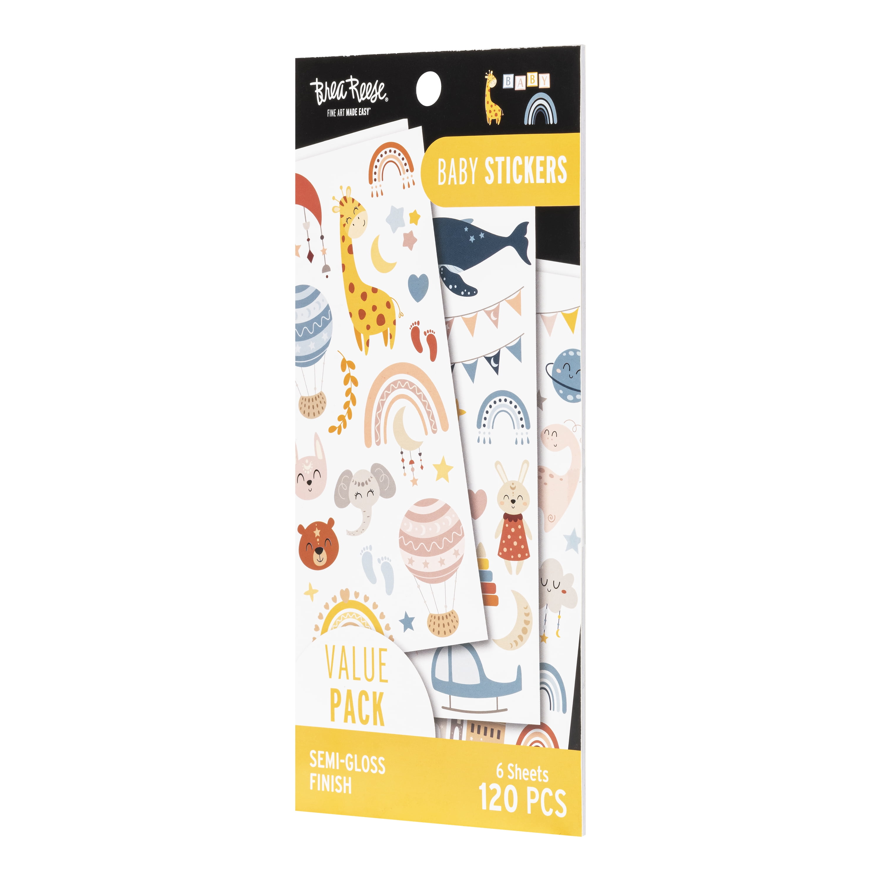 (2 pack) Brea Reese® Sticker Pack - Baby Celebration