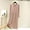 Khaki, variant on MGDXOX Nightgowns for Women Long Sleeve House Dress Soft Pleated Dresses V Neck Button Down Lightweight Sleepwear Green Free Size