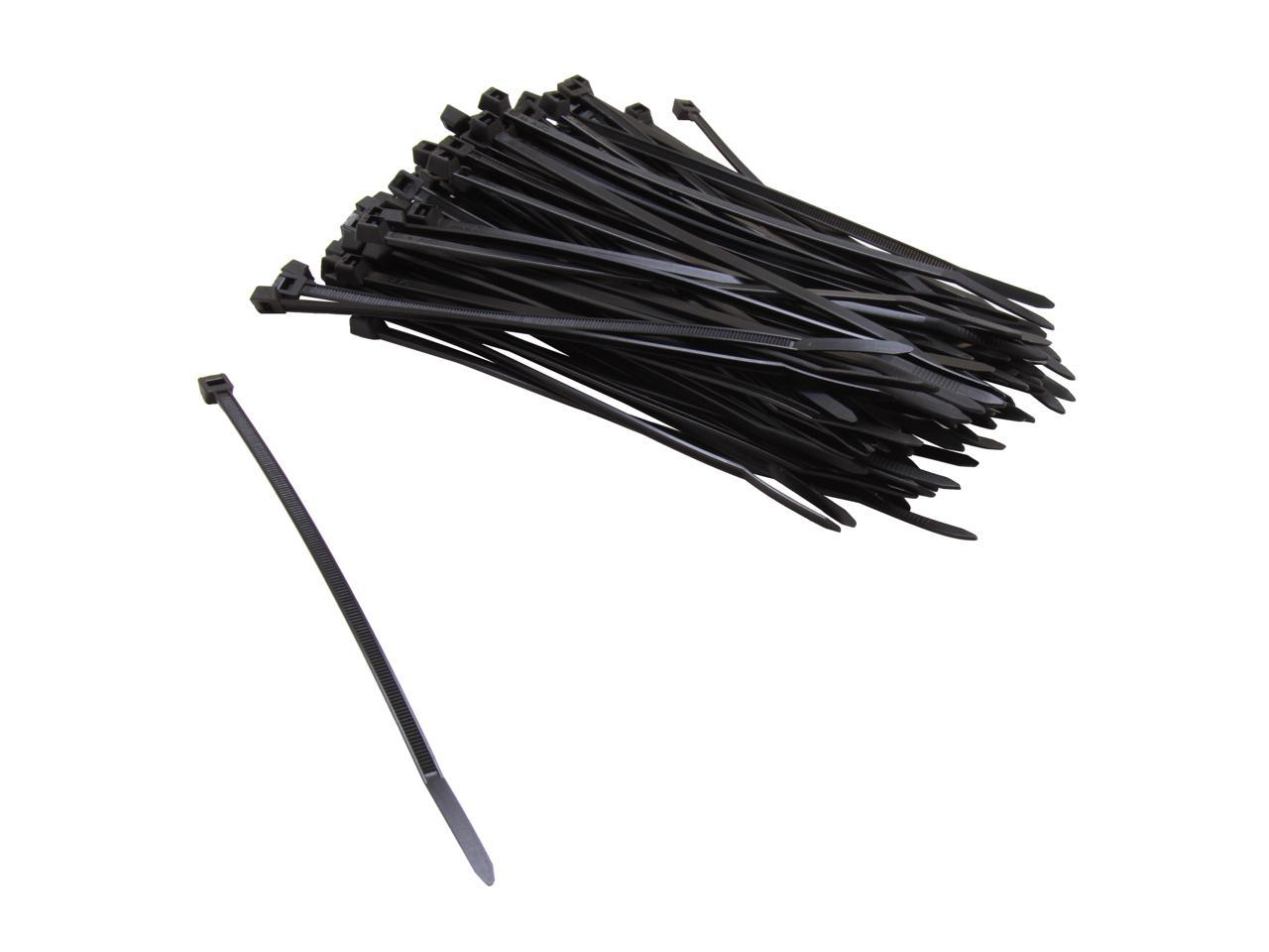 Nippon Labs CT-6INT-BK Nippon Labs 6" Intermediate Cable Ties Black Color 100pcs/Bag