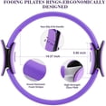 thumbnail image 5 of Fbsport Pilates Ring Yoga Circle , Fitness Yoga Ring, Stretch Exercise 14'' Gym Fitness Body Trainer Magic Purple, 5 of 9