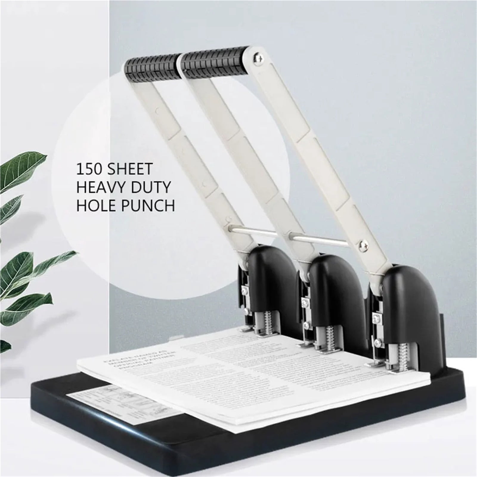 Paper Hole Punch Heavy Duty Hole Puncher, 2 Holes 3 Holes 4 Holes Punch 150 Sheets Of Paper ,Heavy Duty Build
