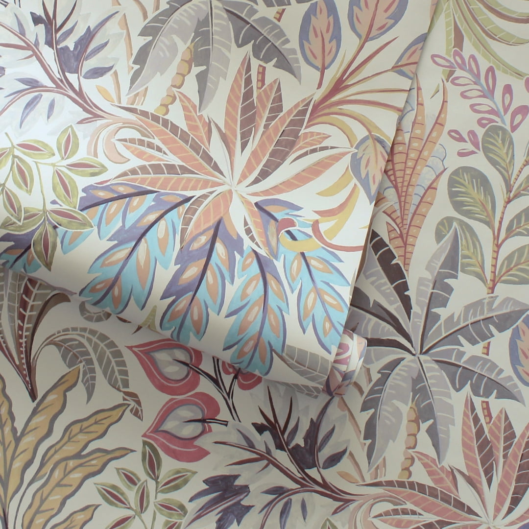 Tempaper Crafted Floral Neutral Peel and Stick Wallpaper, 20.5" x 16.5'
