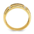 thumbnail image 4 of Auriga Fine Jewelry 14K Yellow Gold 1/2 carat Brown and White Men's Diamond Ring Size 10, 4 of 4