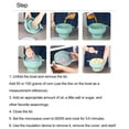 thumbnail image 6 of vnanda Reusable Silicone Popcorn Bucket Silicone Microwave Popcorn Bowl with Lid Large Capacity Bpa Heat-resistant Foldable Popcorn Maker Bucket Bowl, 6 of 8