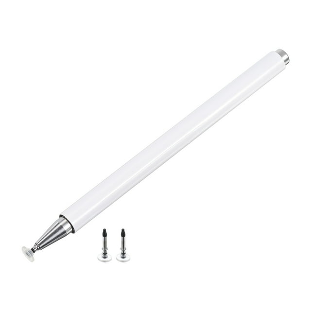 Unique Bargains Stylus Pens for Touch Screens Magnetic 2 Fine Point Disc Capacitive Pen for All Capacitive Touch Screen, White
