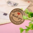 thumbnail image 1 of FONDOTIN Kraft Paper Thank You Lettering Sticker 1 Roll for Business Owners and Crafters 8x8x3in, 1 of 8