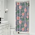 thumbnail image 2 of Waterproof Pioneer Shower Curtain 36x72 Inch Polyester Unique Colorful Floral Shower Curtain for Bathroom Hotel Home Decor with 7 Plastic Hooks, 2 of 5