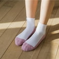 thumbnail image 6 of Tao Tao Socks Girls Seamless Sport Half Cushion Low Cut Socks Four Season Thin Socks Short Socks Student Socks Pink 7 Years, 6 of 8