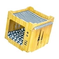thumbnail image 3 of kusrkot Cat Bed Cube House Interactive Toy Cat Scratcher Lounge for Small Animals 2 Cats, 3 of 9