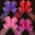 thumbnail image 2 of Lubelski 10 Pcs 50mm Organza Ribbon Pull Bows Wedding Party Car Decoration DIY Gift Wrap, 2 of 7