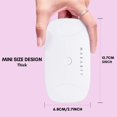 thumbnail image 7 of Makartt UV Nail Lamp Pocketdry 8W Mini LED Light for Nails Flash Cure, USB Portable Gel Polish Dryer with 60s 120s Timer Setting, Professional Gel Curing Lamp for Manicure Nail Art Salon, Home DIY, 7 of 7