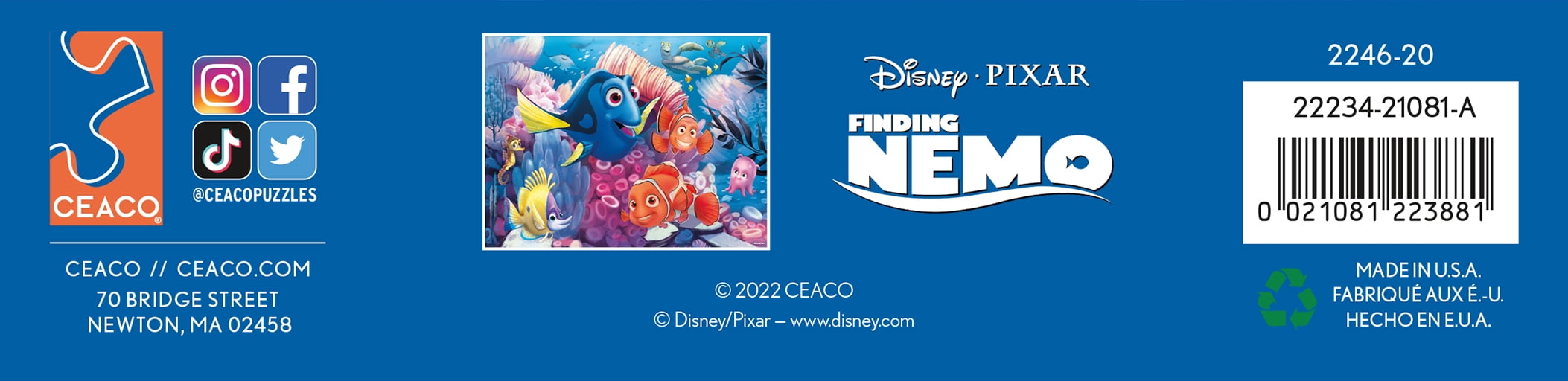 Ceaco Nemo Disney 300 Piece Interlocking Jigsaw Puzzle