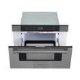 thumbnail image 6 of 30 in. Black Stainless-Steel Microwave Drawer, 1.2 cu. ft. Capacity, 6 of 17