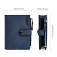thumbnail image 2 of LOUEBICA Wallet for Men Large Capacity Leather RFID Blocking Trifold Wallet with 2 ID Windows and 15 Card Holders, 2 of 7