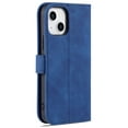 thumbnail image 3 of SaniMore for iPhone 14 Case Magnetic Closure Wallet [RFID Blocking], Premium PU Leather Cover with Kickstand & Card Slot Full Body Protective Shell for Samsung iPhone 14, Blue, 3 of 7