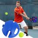 thumbnail image 2 of Pickleball Dispositivo Entrenamiento Bolas Con Orificios 40 Hoyos Juego Dispositivos Entrenamiento Pickleball para Exteriores (base Redonda + Verde), 2 of 9