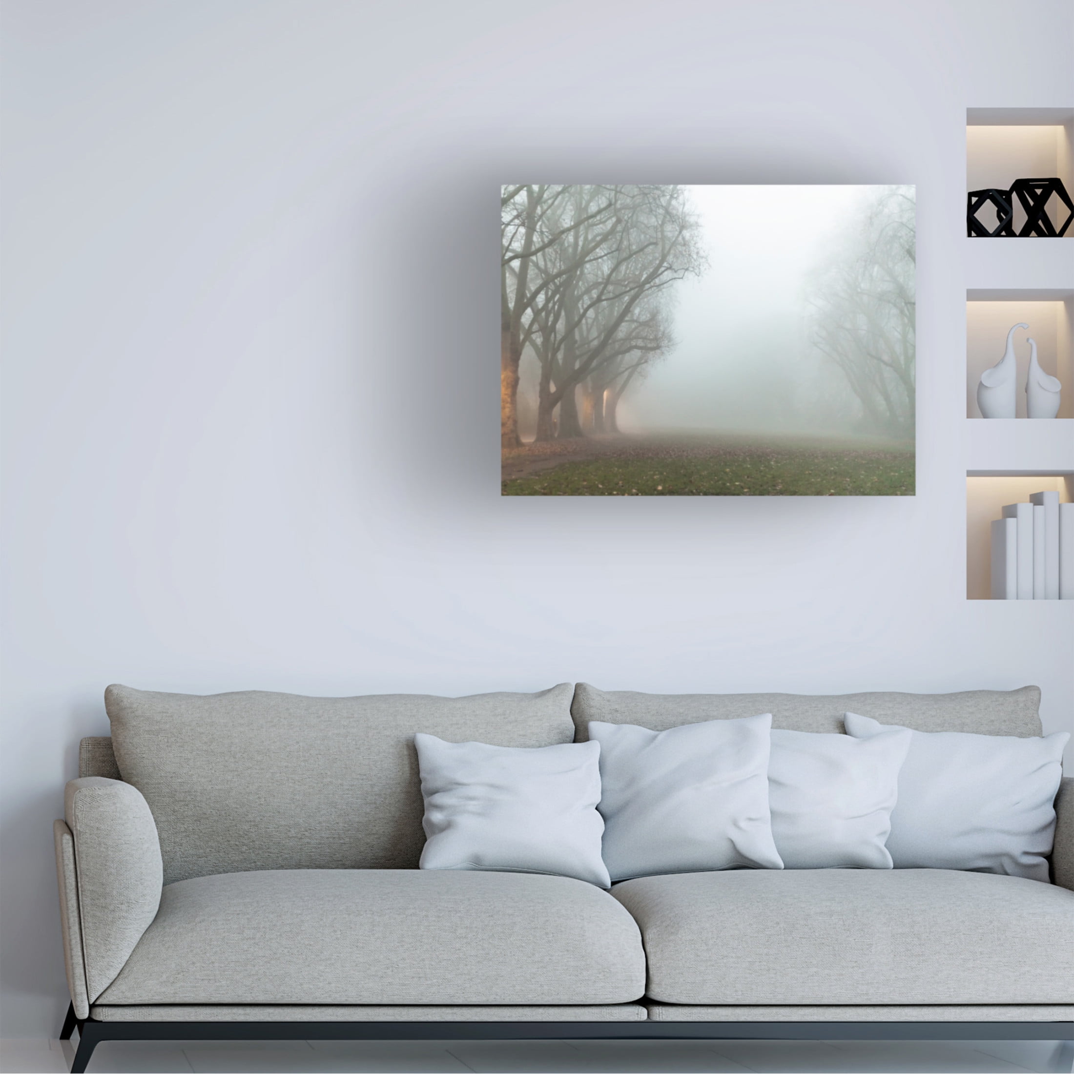 Canvas Wall Art - Kent Burkhardsmeier 'Intriguing Beginnings' Wall Art for Living Room, Bedroom, or Office Décor by Trademark Fine Art - 32 x 24 Inches