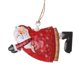 thumbnail image 1 of Adorno de árbol de Navidad de Metal Retro, colgantes de puerta de bienvenida, muñeco de Ángel de dibujos animados de Santa Claus, adornos de gota, decoración de Navidad, 1 of 4
