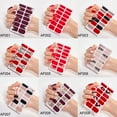 thumbnail image 2 of Long Lasting Self Adhesive for Women Girls Press On Nail Nail Stickers Nail Polish Strips Full Nail Wraps Nail Art Decal AF028, 2 of 8