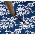 thumbnail image 3 of Vargottam Nappe Ronde Intérieure/extérieure 58 Pouces avec Trou pour Parasol et Fermeture Éclair, Nappe Imperméable, Nappes pour Table de Jardin - Bleu Royal, 3 of 7