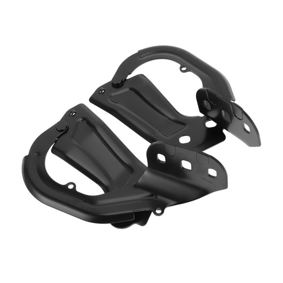 Unique Bargains No.BM5Z16797A/CP9Z16796A Hood Hinges for Ford Focus Escape 2012-2018 Black Front Driver and Passenger Side Front Bonnet Bracket Iron 1 Pair